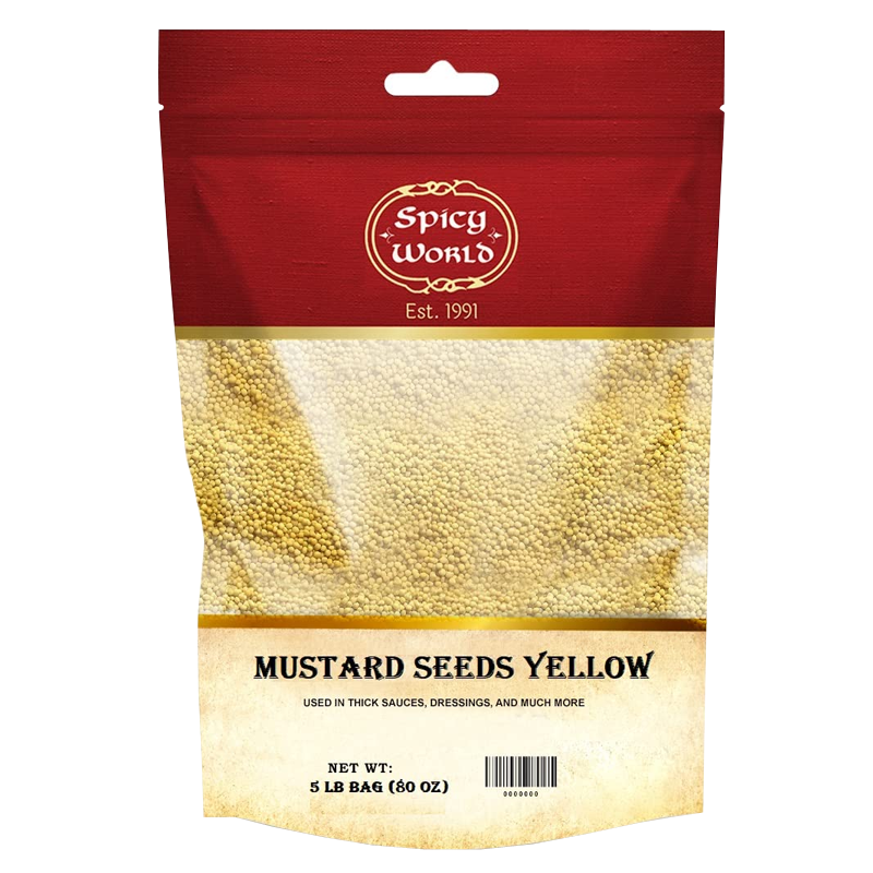 Picture of Spicy World Mustard Seeds Yellow - 14oz