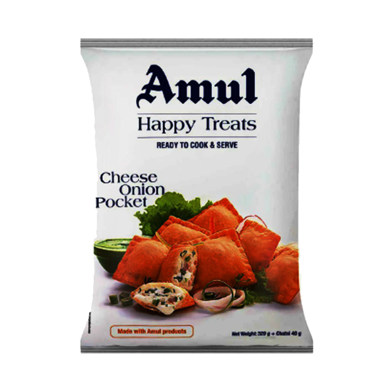 Picture of Amul Cheese Onion Pocket FRZ - 300g