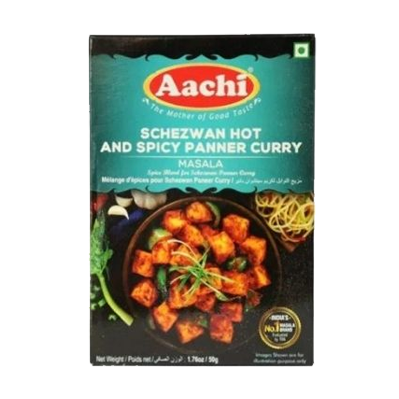 Picture of Aachi Schezwan Hot and Spicy Panner Curry Masala - 50g                         