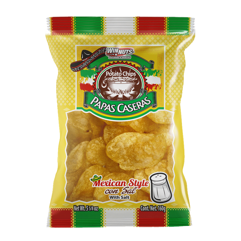 Picture of Papas Caseras Plain Potato Chips - 160g