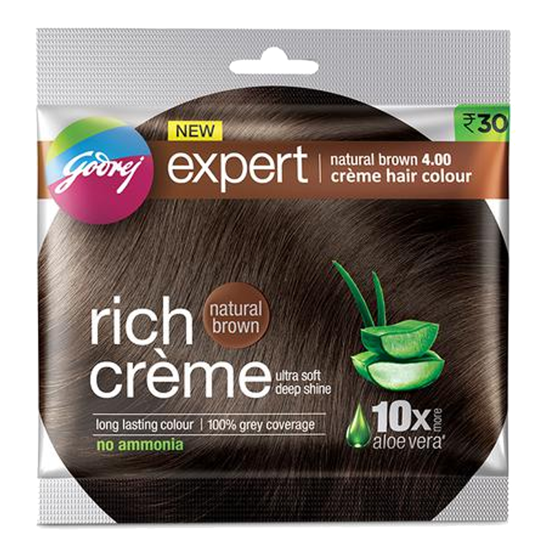 Picture of Godrej Expert Powder Hair Color Natural Brown 20g