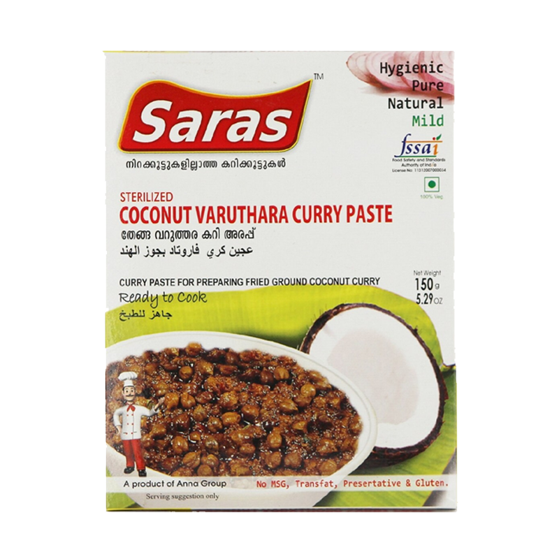 Picture of Saras Coconut Varuthara Curry Paste - 150gm