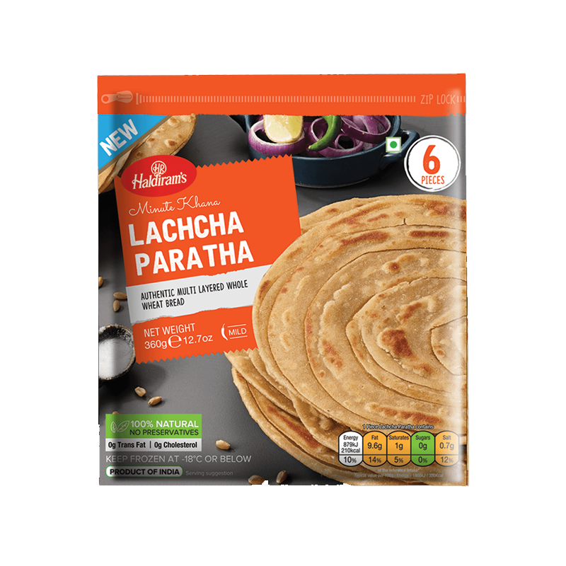 Picture of Haldirams Paratha Lachha FRZ - 360g*6