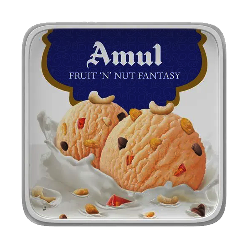 Picture of Amul Fruit N Nut Ice Cream - 1LT