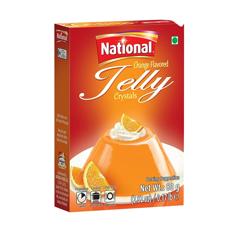 Picture of National Jelly Orange Crystal - 80g