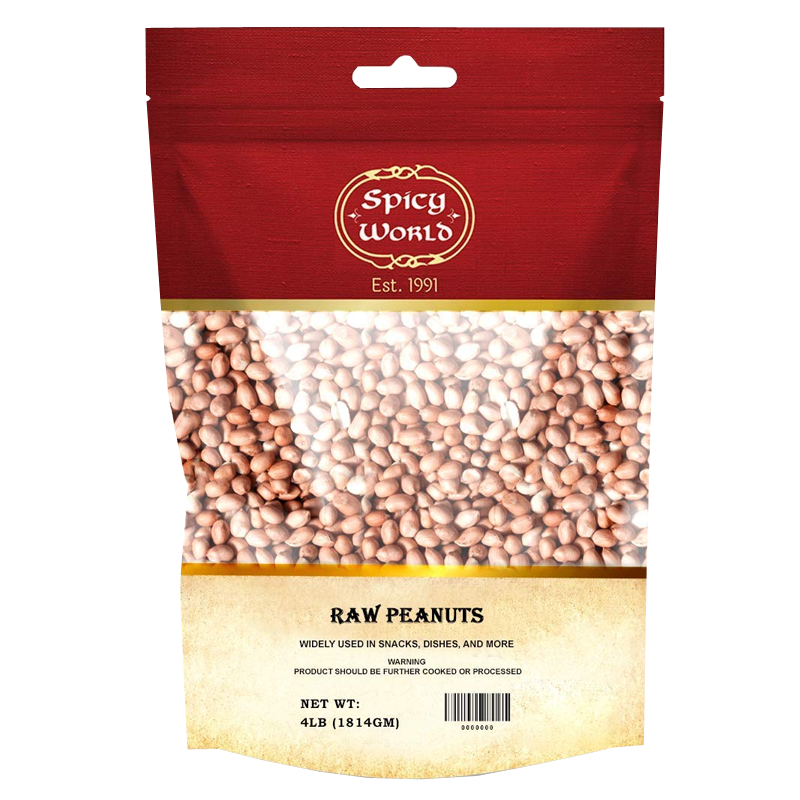 Picture of Spicy World Raw Peanuts - 7oz