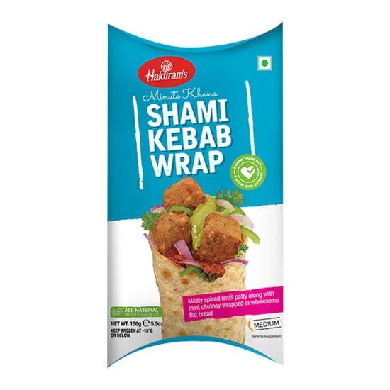 Picture of Haldirams Shami Kebab Naan Pockets FRZ-156g