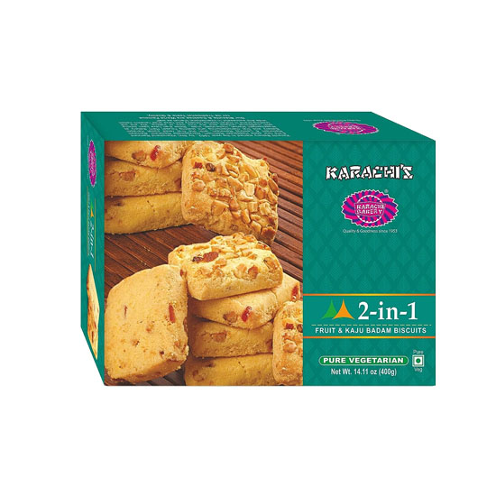 Picture of Karachi 2IN1 Fruit & Kaju Badam Biscuits-400g