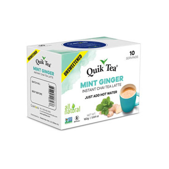 Picture of Quik Tea Unsweetened Mint Ginger - 5.64oz