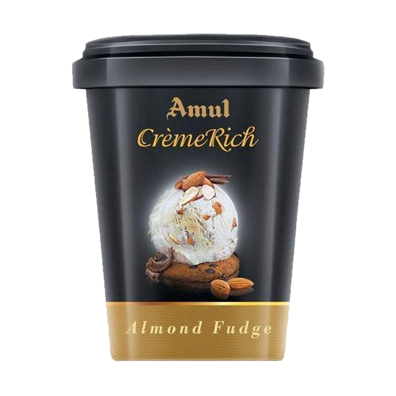 Picture of Amul Almond Fudge Ice Cream FRZ - 350g