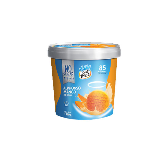 Picture of Vadilal Sugar Free Alphonso Mango Ice Cream - 1lt