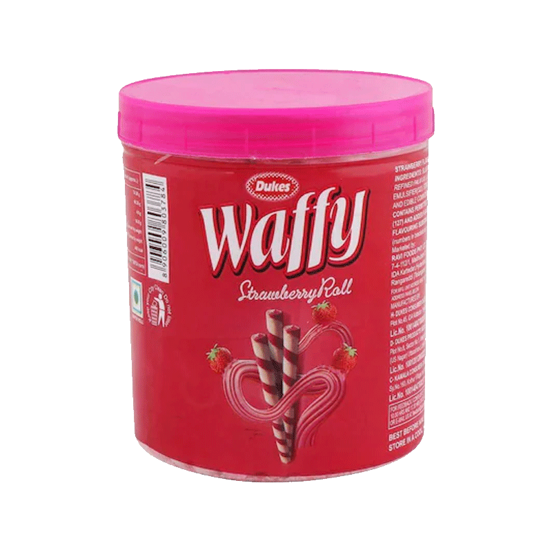 Picture of Dukes Wafer Rolls Strawberry - 250g