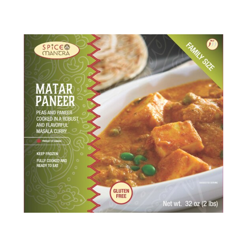 Picture of Spice Mantra Paneer Mattar FRZ - 2lb