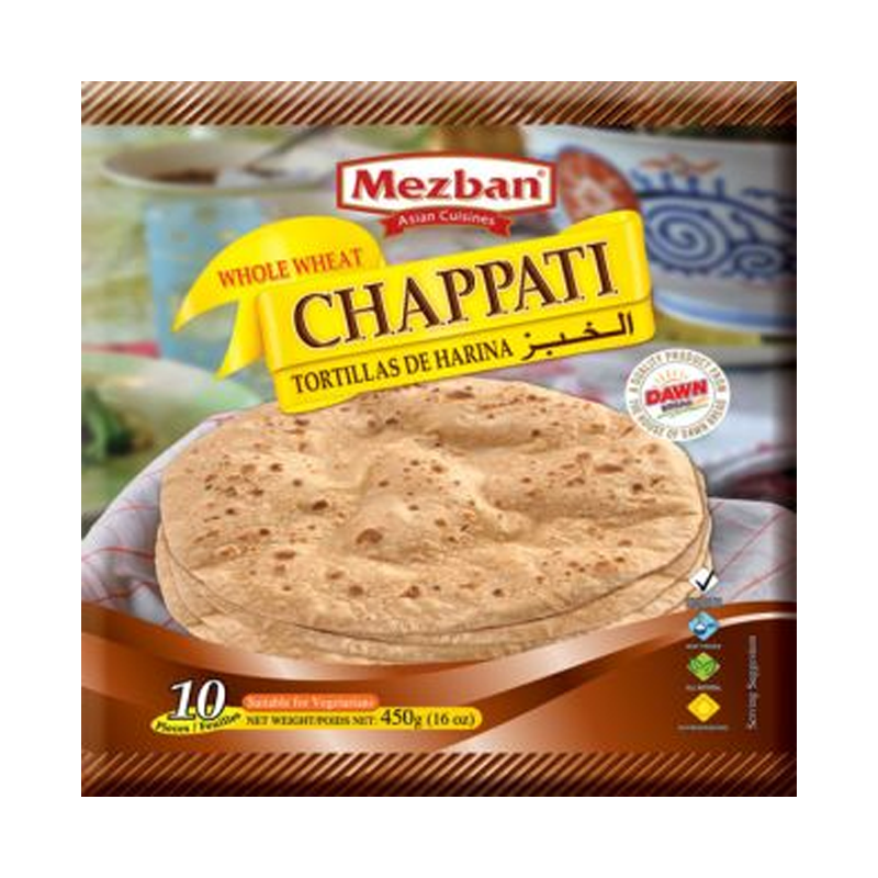 Picture of Mezban Whole Wheat Chapathi FRZ - 450g*10