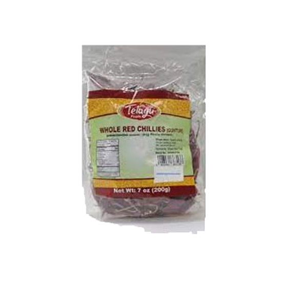 Picture of Telugu Whole Red Chillies Guntur-400g