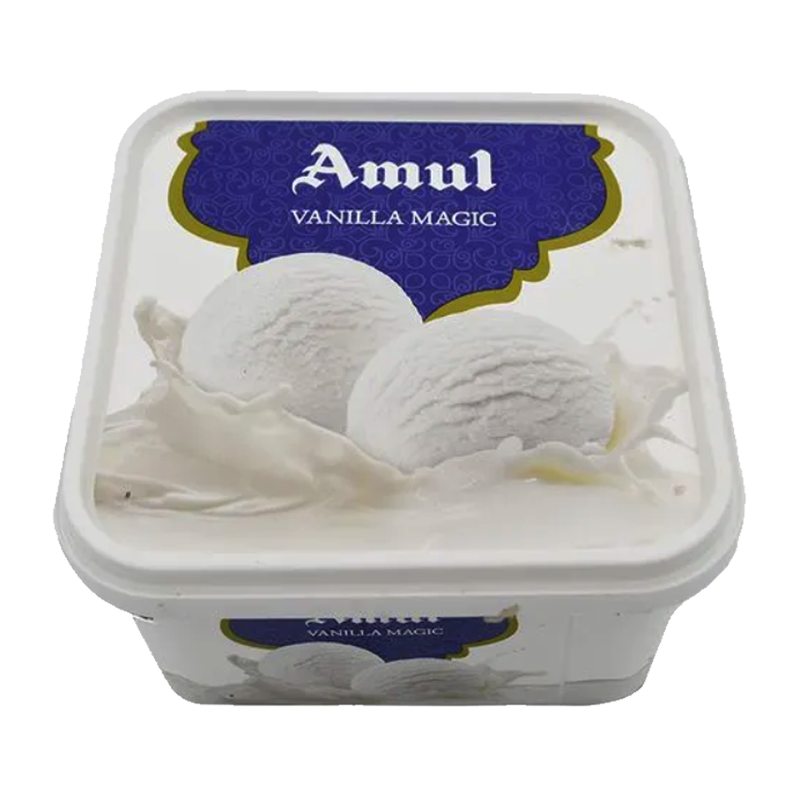 Picture of Amul Vanilla Magic Ice Cream FRZ - 1lt