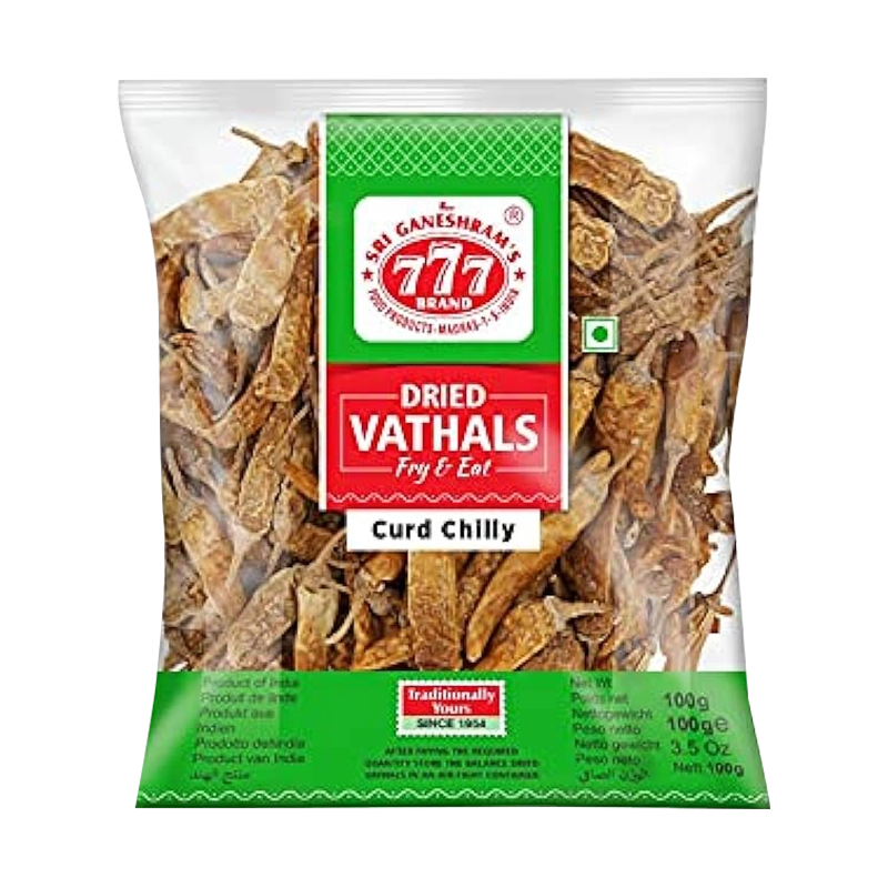 Picture of 777 Curd Chilly Vathal - 100g