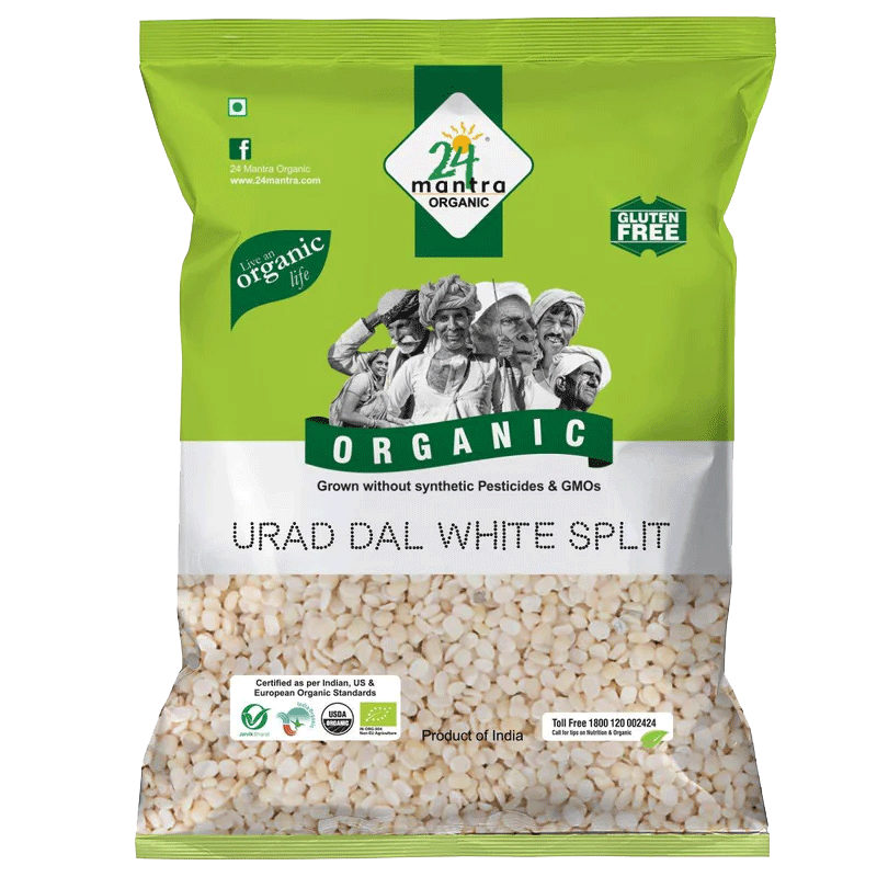 Picture of 24 Mantra Organic Urad Dal Split - 1lb