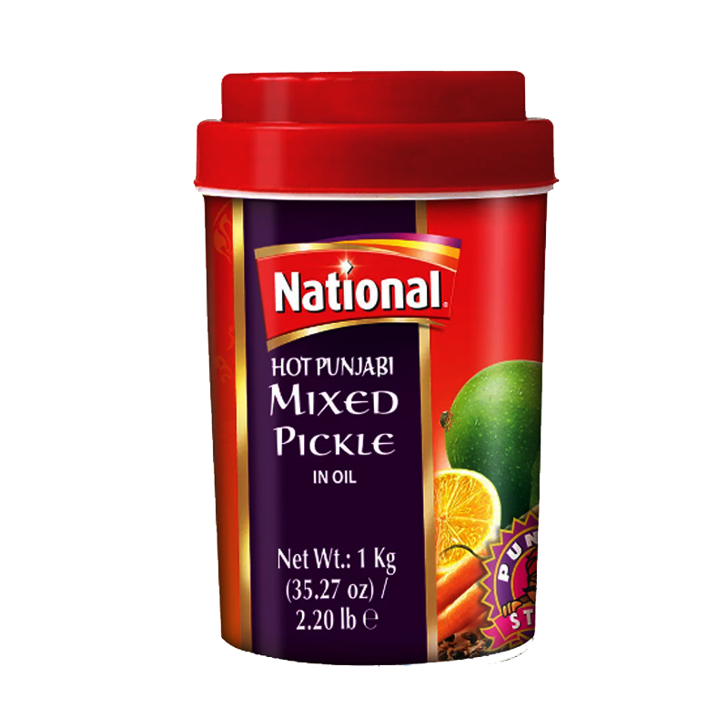 Picture of National Hot Punjabi Mixed Pickle -1kg