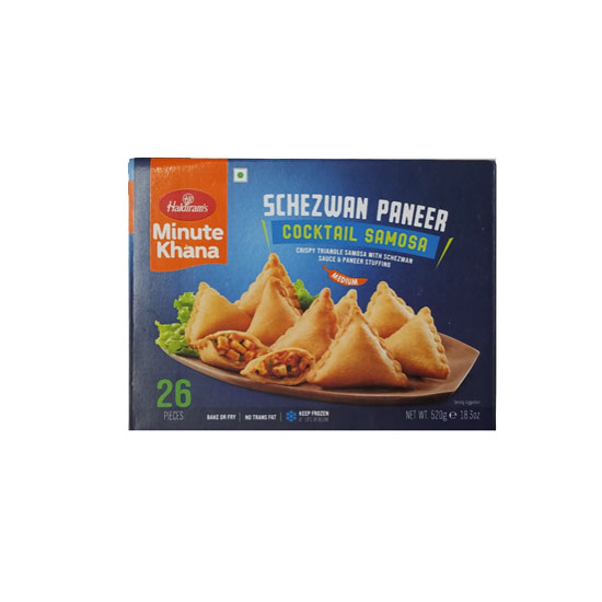 Picture of Haldirams Spinach Paneer Cocktail Samosa FRZ-520g