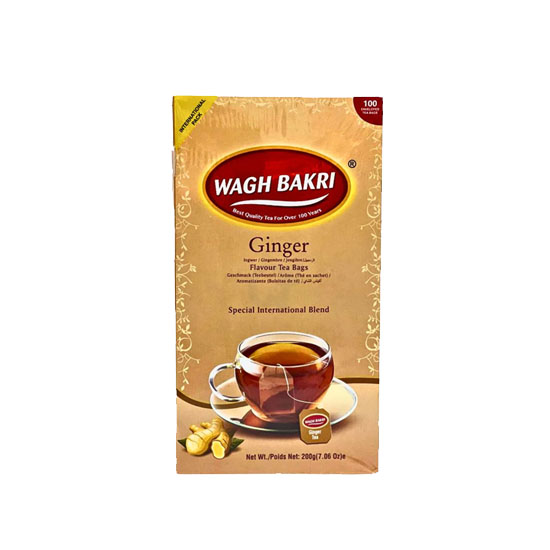 Picture of Wagh Bakri Ginge Flavour Tea Bags - 200g*100