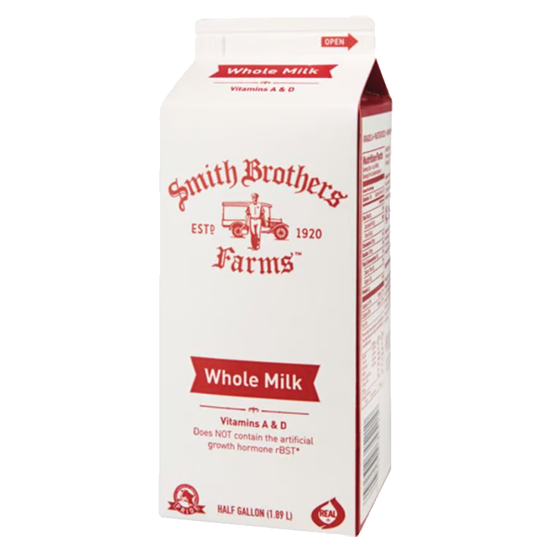 Picture of Smith Brothers Organic Whole Milk - 236 ml