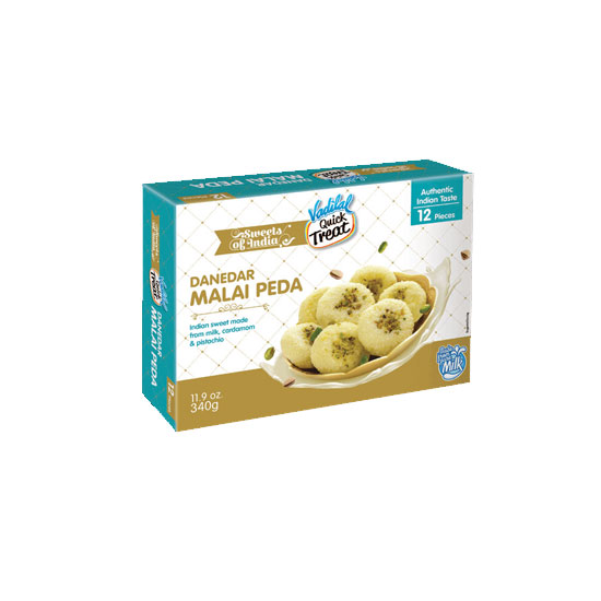 Picture of Vadilal Danedar Malai Peda - 340g*12P