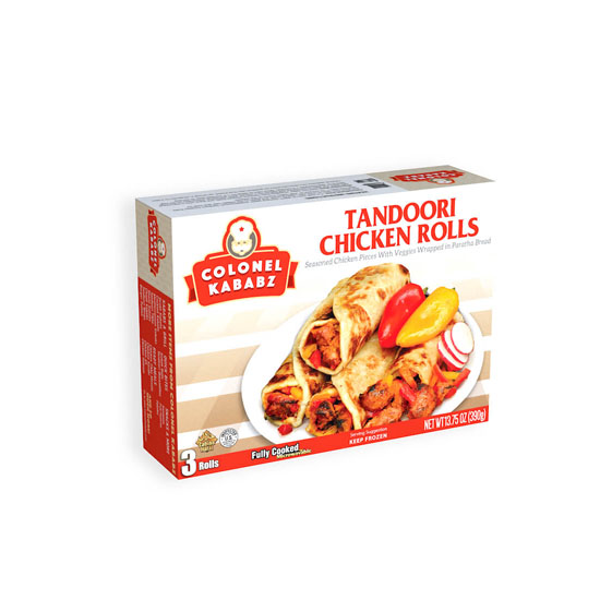 Picture of Colonel Kababz Tandoori Chicken Rolls FRZ - 390g*3