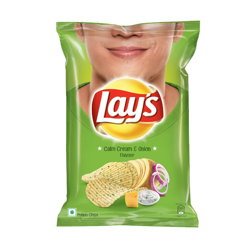 Picture of Lays Calm Cream & Onion -52gms