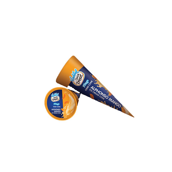 Picture of Vadilal Alphonso Mango Cone Ice Cream - 110ml