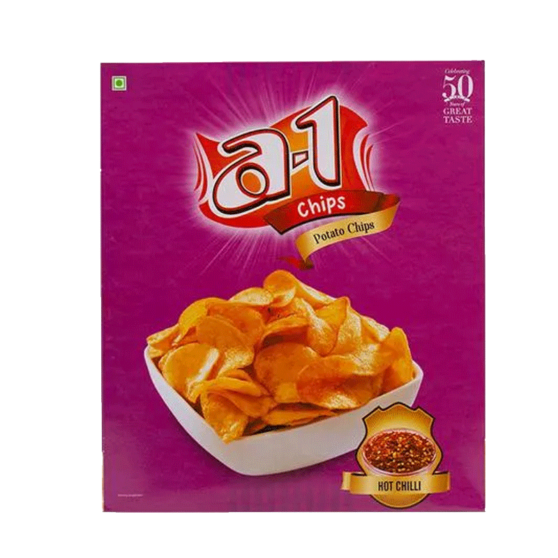 Picture of A1 Potato Chips Chilli - 200g