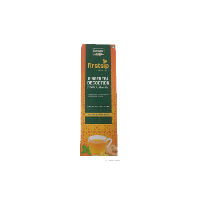 Picture of Deccan Firstsip Ginger Tea Decoction - 150Ml