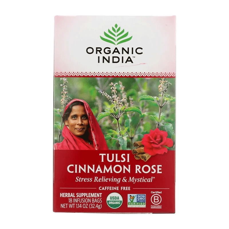 Picture of Organic Inida Tulsi Tea Cinnamon Rose-32g*18