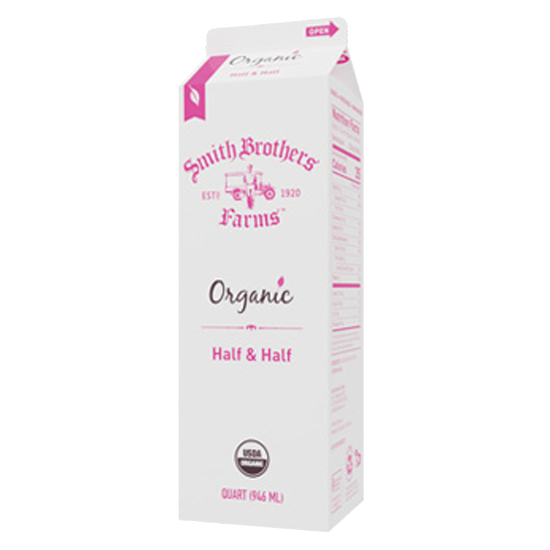 Picture of Smith Brothers Organic Half & Half Milk - 946ml