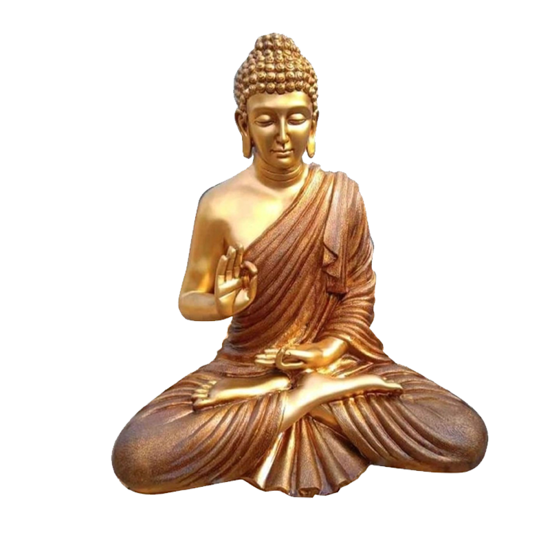 Picture of S Polyresin Buddha Brown 2.2"