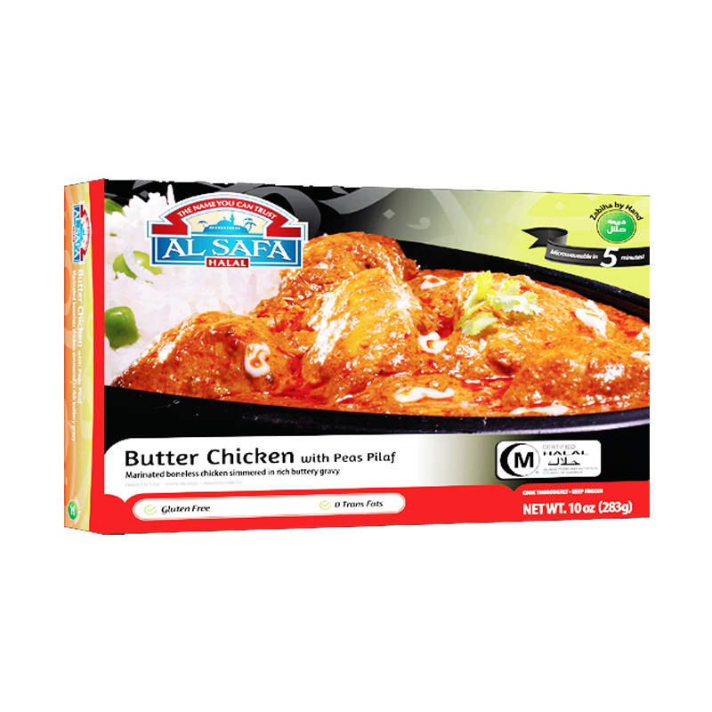 Picture of Al Safa Butter Chicken With Peas Pilaf FRZ - 9oz