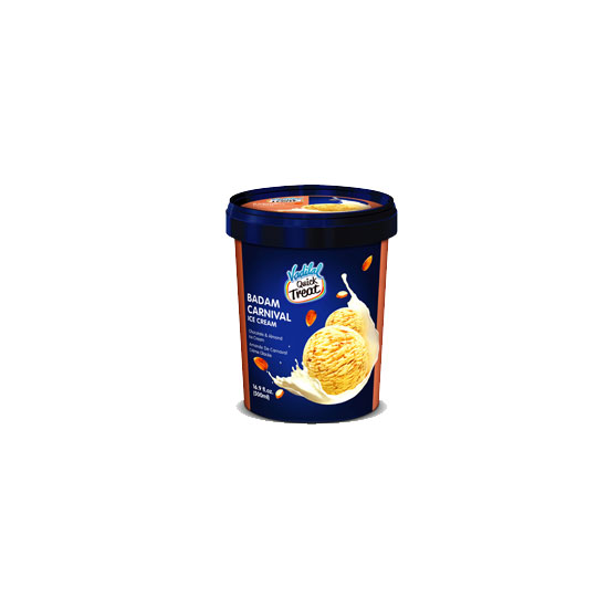 Picture of Vadilal Badam Carnival Ice Cream - 500ml