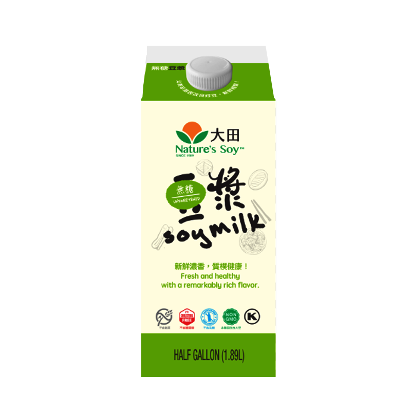 Picture of Natures Soy High Fiber Soymilk - 1.89lt