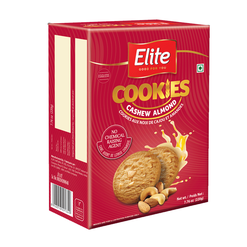 Picture of Elite Cashew Almond Cookies - 220g