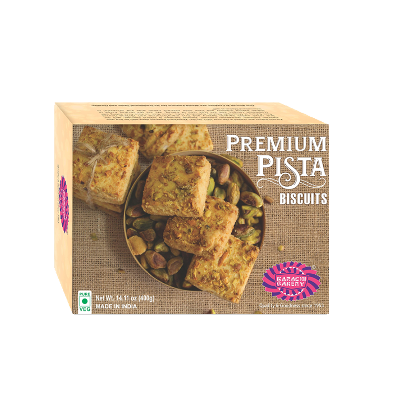 Picture of Karachi Premium Pista Biscuits - 400g