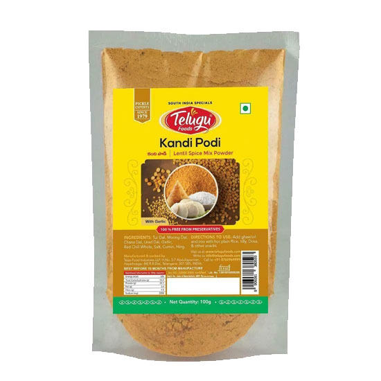 Picture of Telugu Kandi Podi-100g